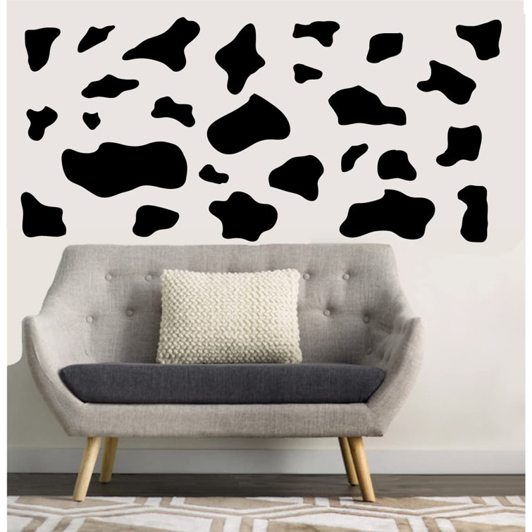 Orren Ellis Cow Print Wall Decal Wayfair
